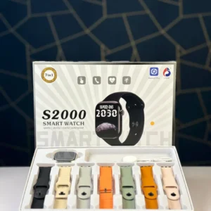 S2000 Smart Watch – 7-in-1 Full Touch Bluetooth Calling Fitness Tracker with Multi-Sport Modes & Health Monitoring (Unisex) S2000 Smart Watch – 7-in-1 Full Touch Bluetooth Calling Fitness Tracker with Multi-Sport Modes & Health Monitoring (Unisex) S2000 Smart Watch – 7-in-1 Full Touch Bluetooth Calling Fitness Tracker with Multi-Sport Modes & Health Monitoring (Unisex) S2000 Smart Watch – 7-in-1 Full Touch Bluetooth Calling Fitness Tracker with Multi-Sport Modes & Health Monitoring (Unisex) (P-2941)