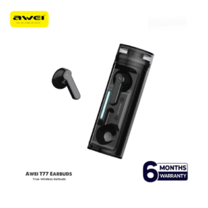 Awei T77 TWS Wireless Earphone Double Mic ENC Bluetooth 5.3 ( 6-Month Official Warranty ) (P-3118)