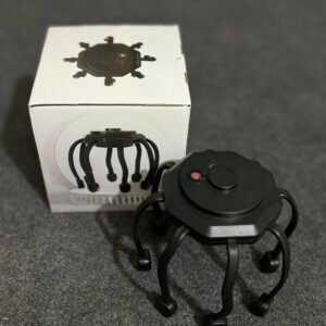 HEGRUS Electric Octo-pus Claw Head Scalp Massager 3 Modes Vib-ration Massage The-rapeutic Head Scra-tcher Relief Head Fatigue Improve Sleep Octo-pus Head Vib-ration Relaxing Massager